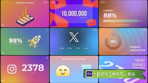 Videohive - Social Media Infographics - 50516037 - Project for After Effects