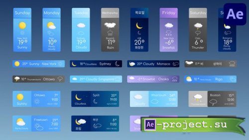 Videohive - Weather Bars for After Effects - 54181204 - Project for After Effects