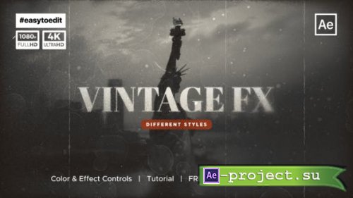 Videohive - Vintage Fx Overlay - 54211943 - Project for After Effects