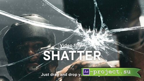 Videohive - Shattered Glass Video Effect Template - 54231369 - Project for After Effects