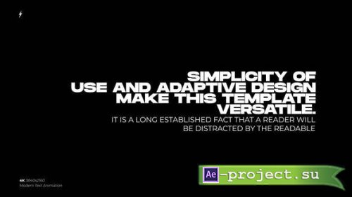 Videohive - Modern Text Animation | After Effects - 54239740 - Project for After Effects