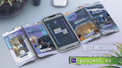 Videohive - Instagram Stories Vertical - 54254219 - Project for After Effects