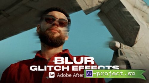 Videohive - Blur Glitch Effect Ae - 54272140 - Project for After Effects