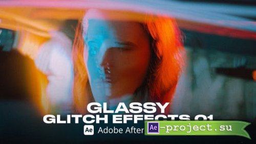 Videohive - Glassy Glitch Effect 01 Ae - 54272271 - Project for After Effects