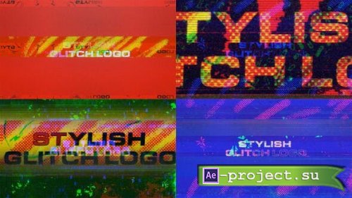 Videohive - Stylish Glitch Logo - 54256953 - Project for After Effects