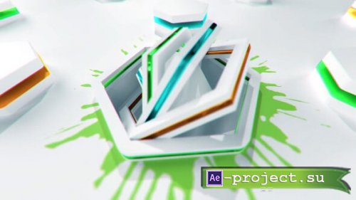 Videohive - Bright Hexagon Logo - 54286376 - Project for After Effects