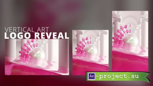 Videohive - Vertical Art Logo Reveal - 54289011 - Project for After Effects