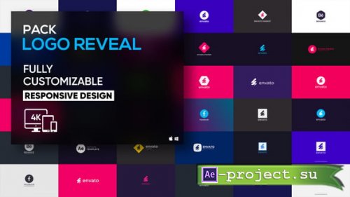 Videohive - Flat Logo Reveal Pack | After Effects - 54275910 - Project for After Effects