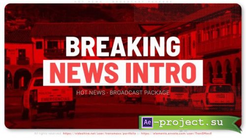 Videohive - Hot News - Broadcast Package - 54272400 - Project for After Effects