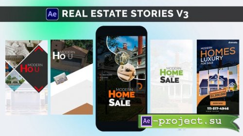 Videohive - Real Estate Stories V3 - Social Media Ads - 54284721 - Project for After Effects