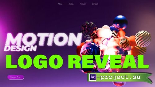 Videohive - Abstract Colorfully Balls Company Logo Reveal - 54327755 - Project for After Effects