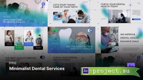 Videohive - Intro/Opening - Minimalist Dental Service After Effects Project Files - 54250012 - Project for After Effects