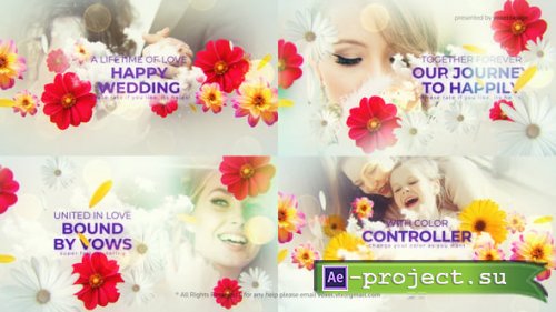 Videohive - Floral Wedding Opener - 53965825 - Project for After Effects