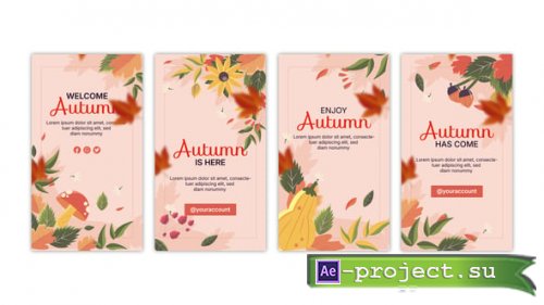 Videohive - Hello Autumn Instagram Stories - 54350093 - Project for After Effects