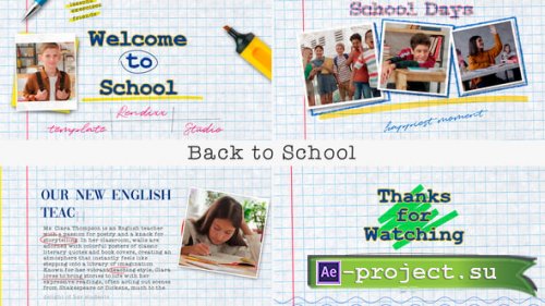 Videohive - Welcome To School - 54347772 - Project for After Effects