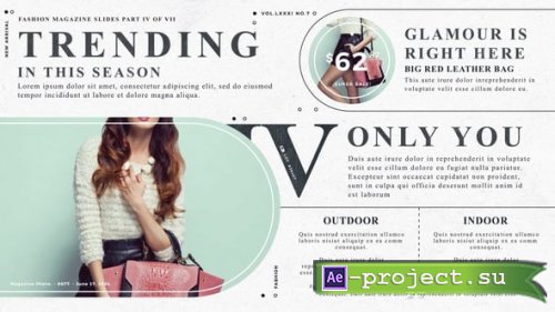 Videohive - Fashion Magazine Slideshow - 54352856 - Project for After Effects