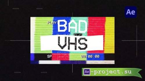 Videohive - Glitch Bad TV Intro - 54353399 - Project for After Effects