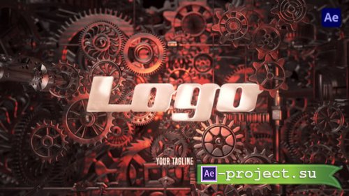 Videohive - Industrial 3D Metal Logo Intro - 54353383 - Project for After Effects