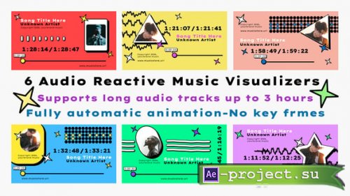 Videohive - Audio Reactive Music Visualizer - 54336389 - Project for After Effects