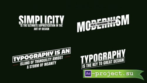 Videohive - Animated Titles - 54381108 - Project for After Effects