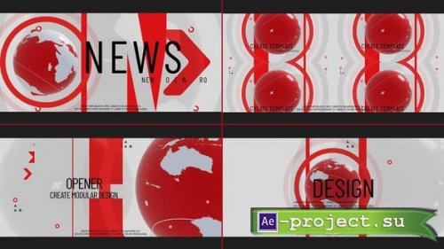 Videohive - News Intro - 54385583 - Project for After Effects