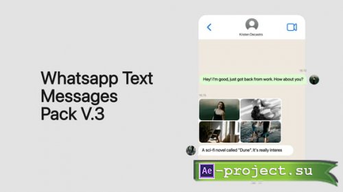 Videohive - Whatsapp Text Pack - 54418810 - Project for After Effects