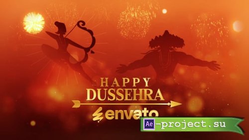 Videohive - Happy Dussehra Opener | After Effect Template - 54440223 - Project for After Effects