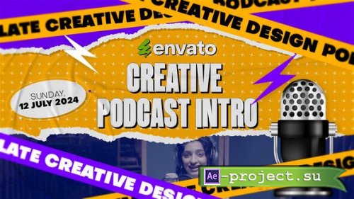 Videohive - Paper Podcast Intro - 54435677 - Project for After Effects