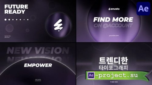 Videohive - Futuristic Typography for After Effects - 54429284 - Project for After Effects