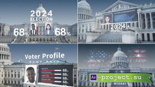 Videohive - Us Election Intro - 54060515 - Project for After Effects