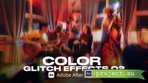 Videohive - Color Glitch Effect 02 Ae - 54467897 - Project for After Effects