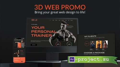 Videohive - 3D Web Promo - 54451014 - Project for After Effects