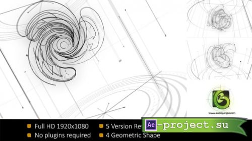 Videohive - Geometric Sketch Reveal Logo - 54476232 - Project for After Effects