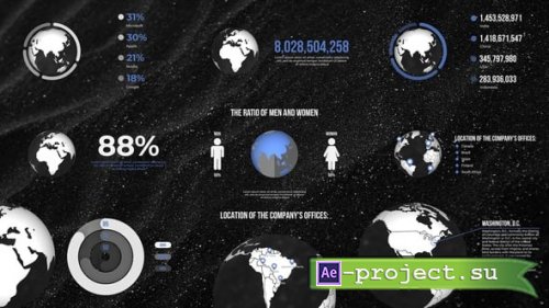 Videohive - Infographics Planet - 54477127 - Project for After Effects