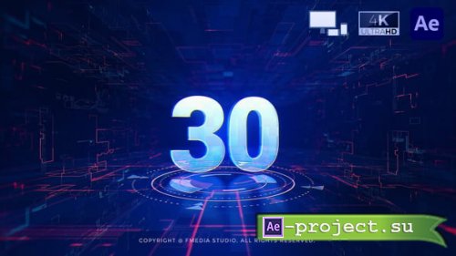 Videohive - Digital Countdown V2 - 54470975 - Project for After Effects