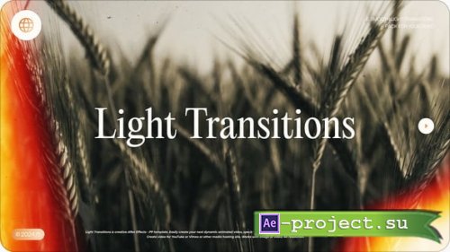 Videohive - Light Transitions - 54489177 - Project for After Effects