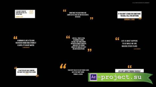 Videohive - Quotes Titles | After Effects - 54509435 - Project for After Effects