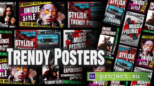 Videohive - Trendy Posters - 54525874 - Project for After Effects