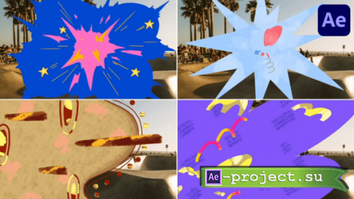 Videohive - Abstract Colorfull Dynamic Transitions for After Effects - 54520768 - Project for After Effects