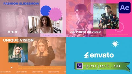 Videohive - Colorful Fashion Slides for After Effects - 54521845 - Project for After Effects