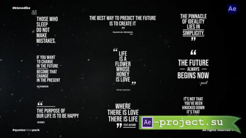 Videohive - Quotes Titles 2.0 - 54532492 - Project for After Effects