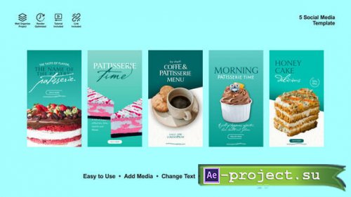 Videohive - Patisserie Order Instgram Stories - 54561916 - Project for After Effects