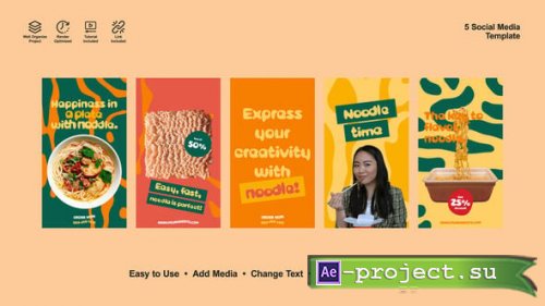 Videohive - Noodle Instagram Reels - 54561964 - Project for After Effects