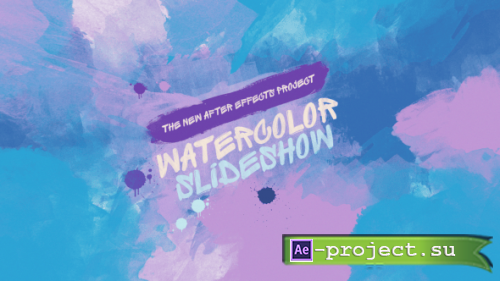 Videohive - Watercolor Slideshow - 17474885 - Project for After Effects