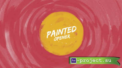 Videohive - Painted Opener - 19969477 - Project for After Effects