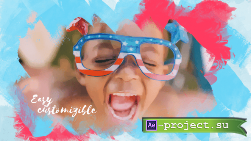 Videohive - Painted Slideshow - 19410711 - Project for After Effects