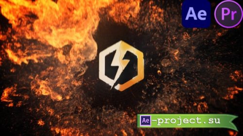 Videohive - Fire Explosion Logo 4 - 54586910 - Project for After Effects