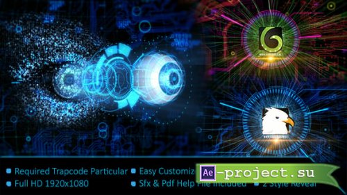 Videohive - Digital Eye Scan Reveal Logo - 23195014 - Project for After Effects