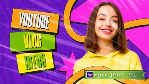 Videohive - Colorful Youtube | Podcast Intro - 54566452 - Project for After Effects