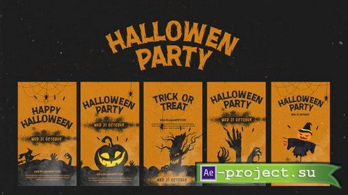 Halloween Party Instagram Stories - 48271960 - Premiere Pro Template (Videohive)